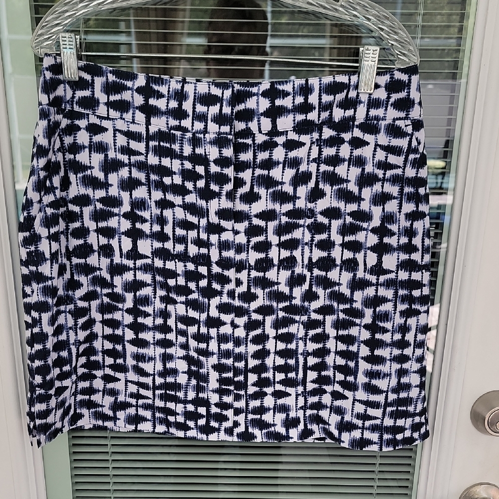 Izod Golf Skort Navy Ink Soundwave Sz 10
